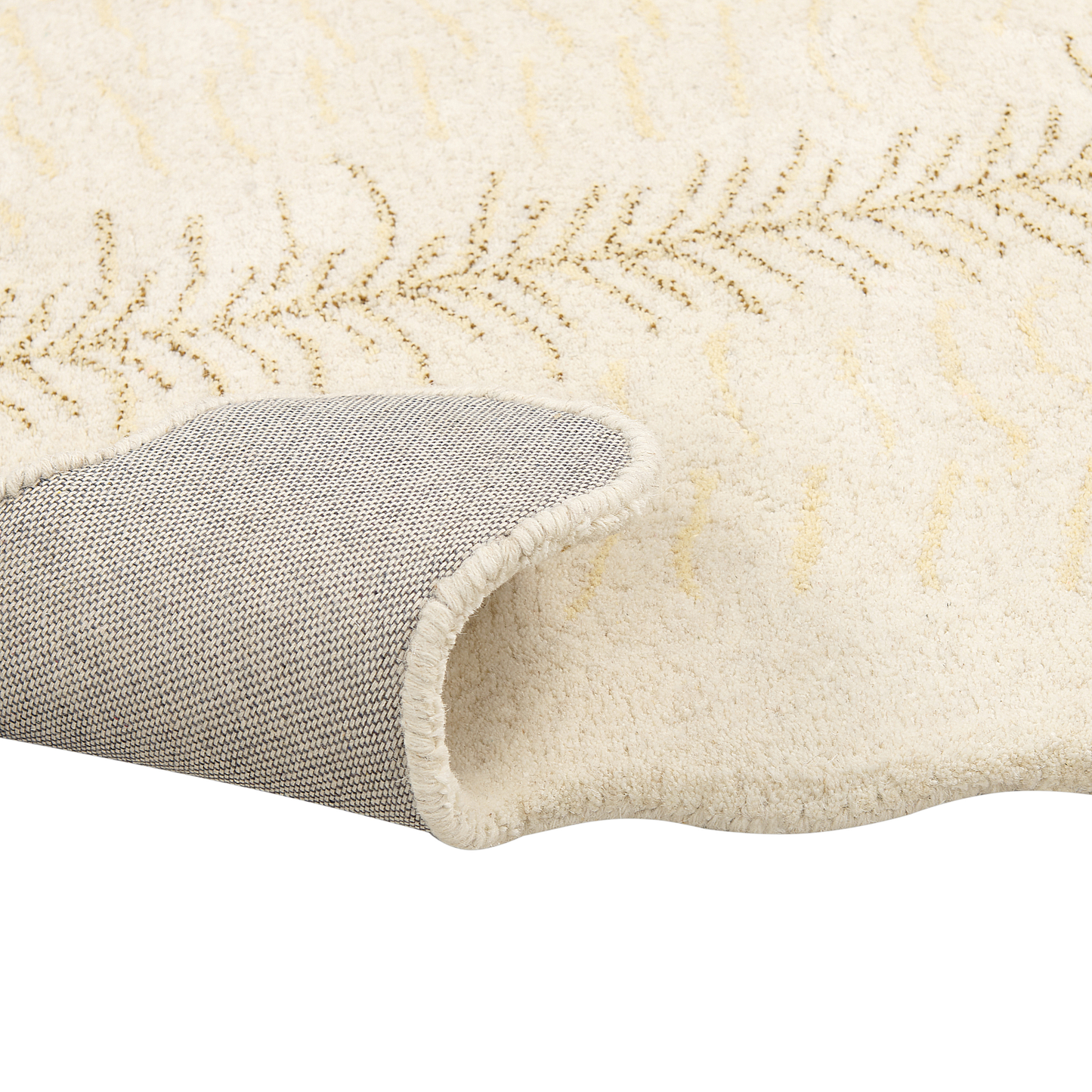 Kinderteppich Wolle weiss 100 x 160 cm Eisbär-Motiv TAQQIQ