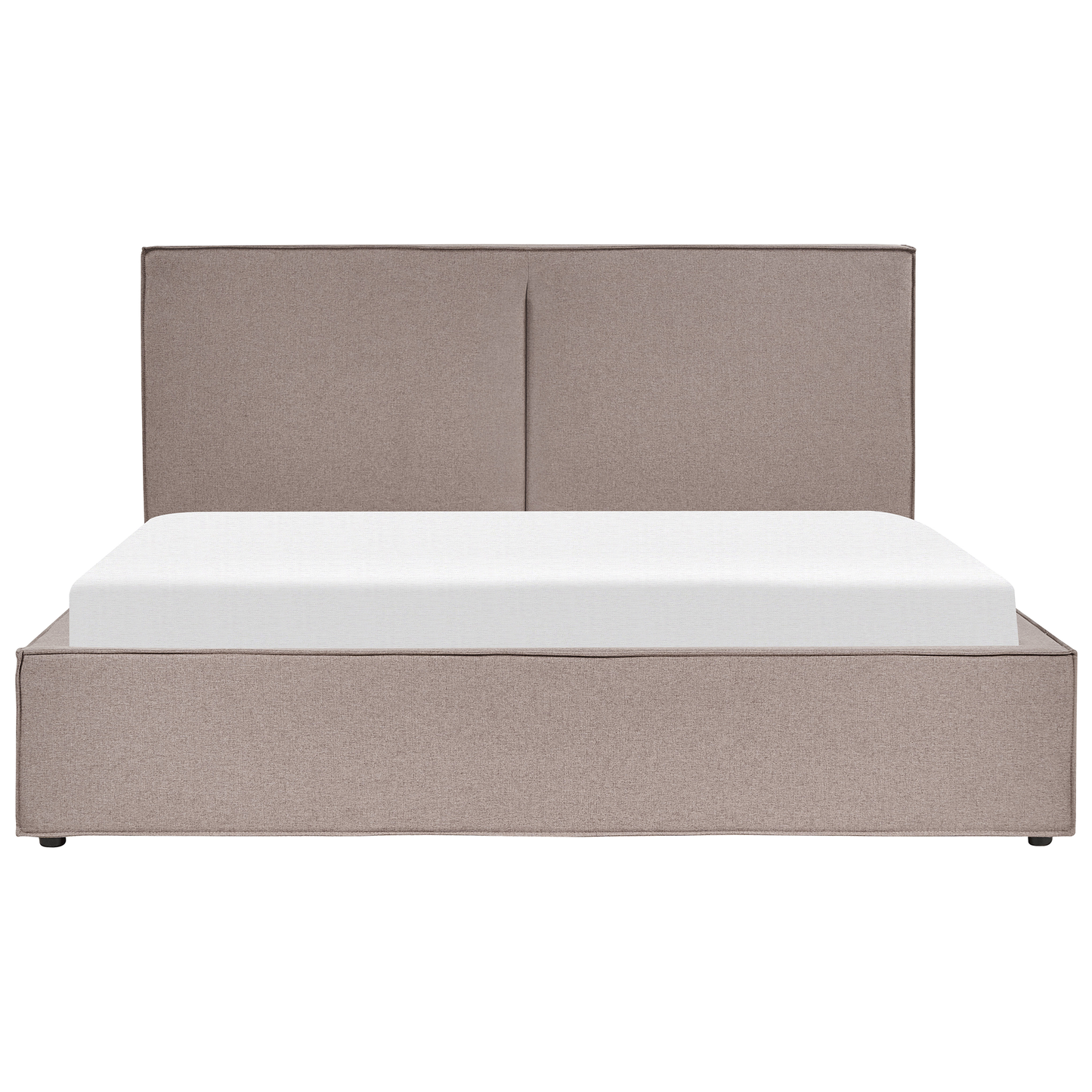 Bett mit Stauraum Stoff MOISSAC 180 x 200 cm Taupe