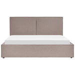 Bett mit Stauraum Stoff MOISSAC 180 x 200 cm Taupe