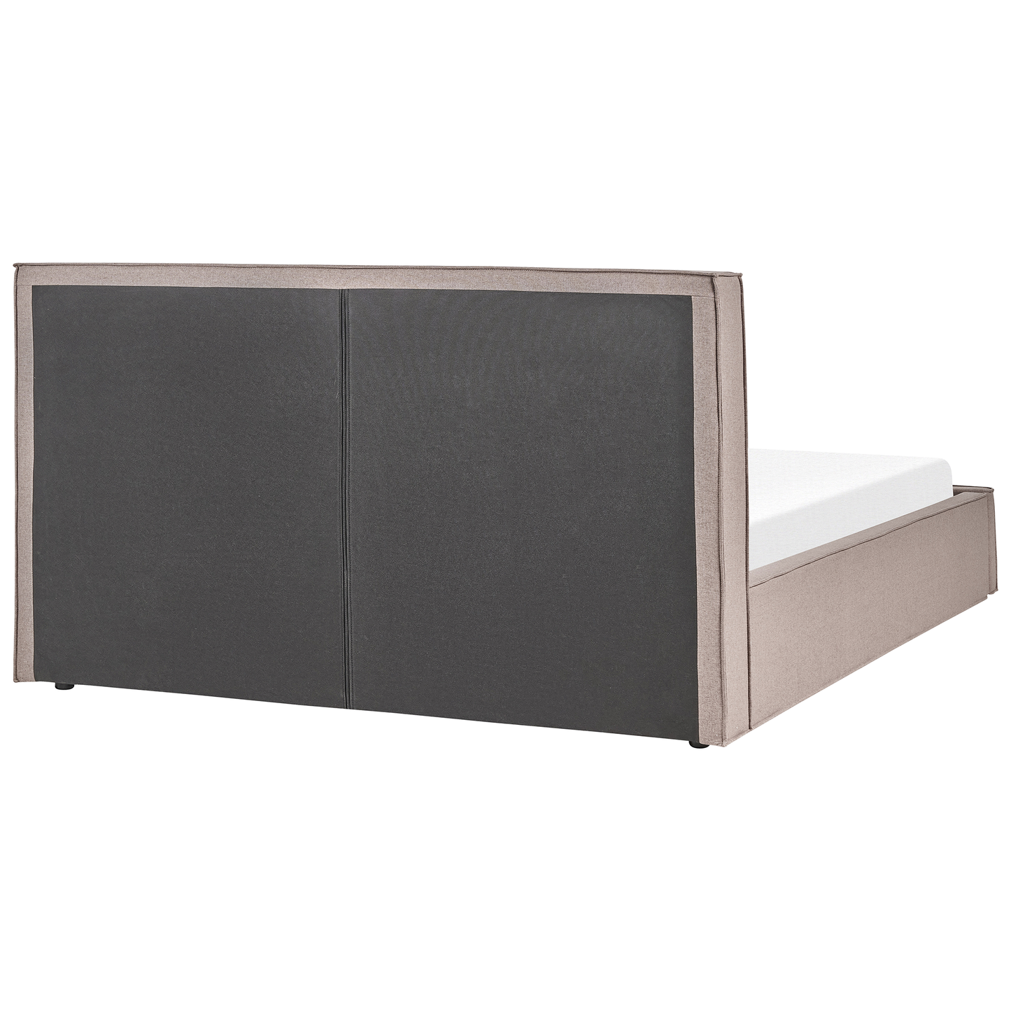 Bett mit Stauraum Stoff MOISSAC 180 x 200 cm Taupe
