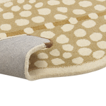 Kinderteppich Wolle beige / braun 100 x 160 cm Rehmotiv YONA