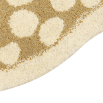 Kinderteppich Wolle beige / braun 100 x 160 cm Rehmotiv YONA