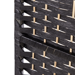 Raumteiler 4-teilig LAPPAGO Schwarz 163 cm 170 cm