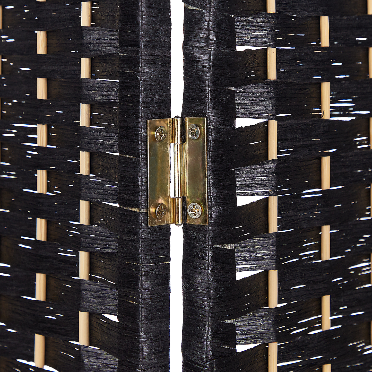 Raumteiler 4-teilig LAPPAGO Schwarz 163 cm 170 cm