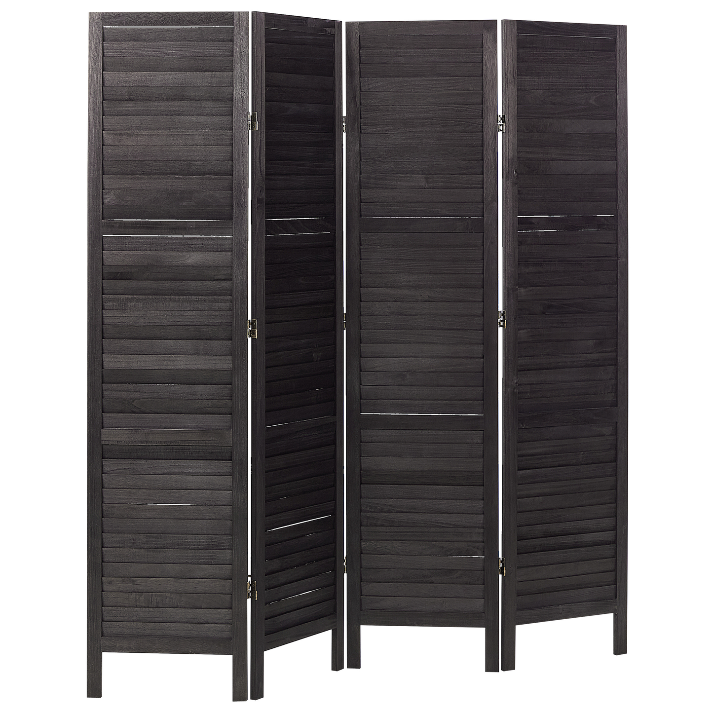 Raumteiler 4-teilig AVENES Dunkelbraun 163 cm 170 cm