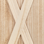 Raumteiler 4-teilig Paulowniaholz hellbraun 170 x 163 cm RIDANNA