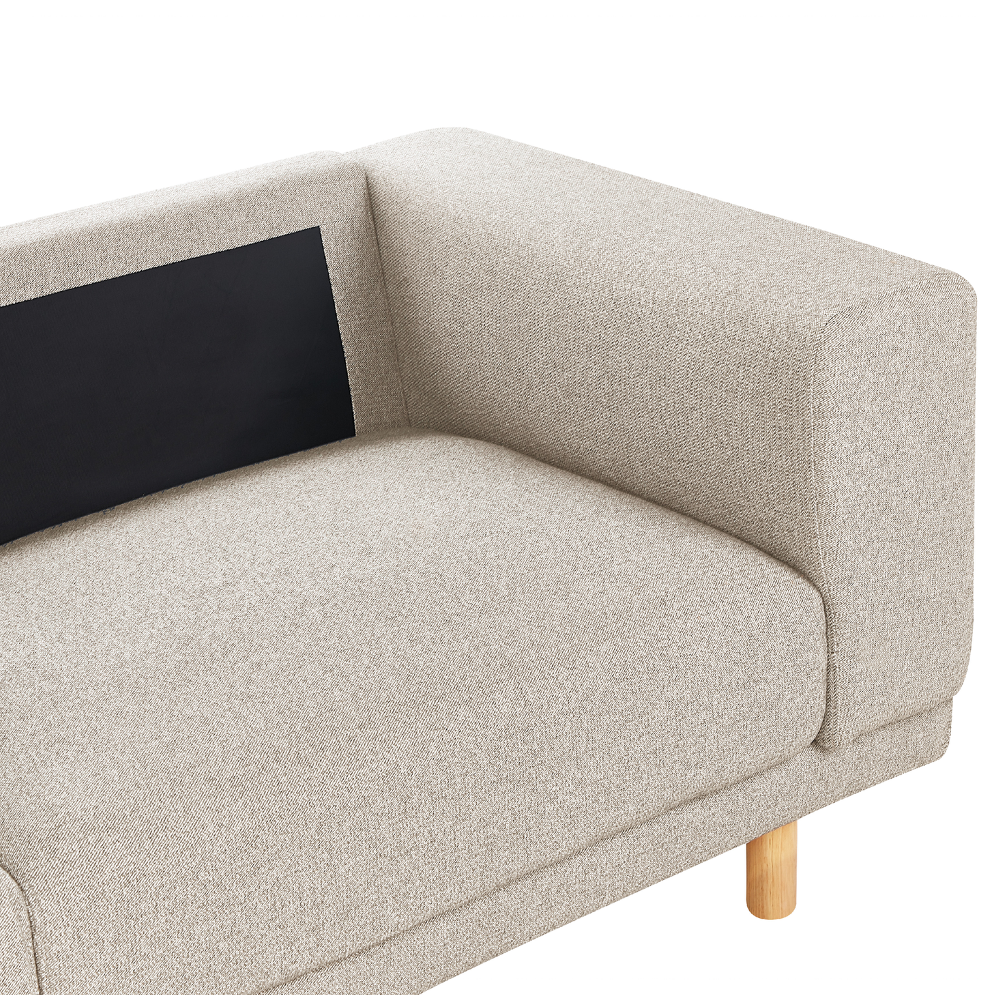 3-Sitzer Sofa hellbeige NIVALA