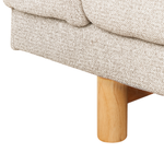 3-Sitzer Sofa hellbeige NIVALA
