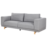 3-Sitzer Sofa hellgrau NIVALA