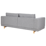 3-Sitzer Sofa hellgrau NIVALA