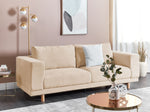 3-Sitzer Sofa Cord beige NIVALA