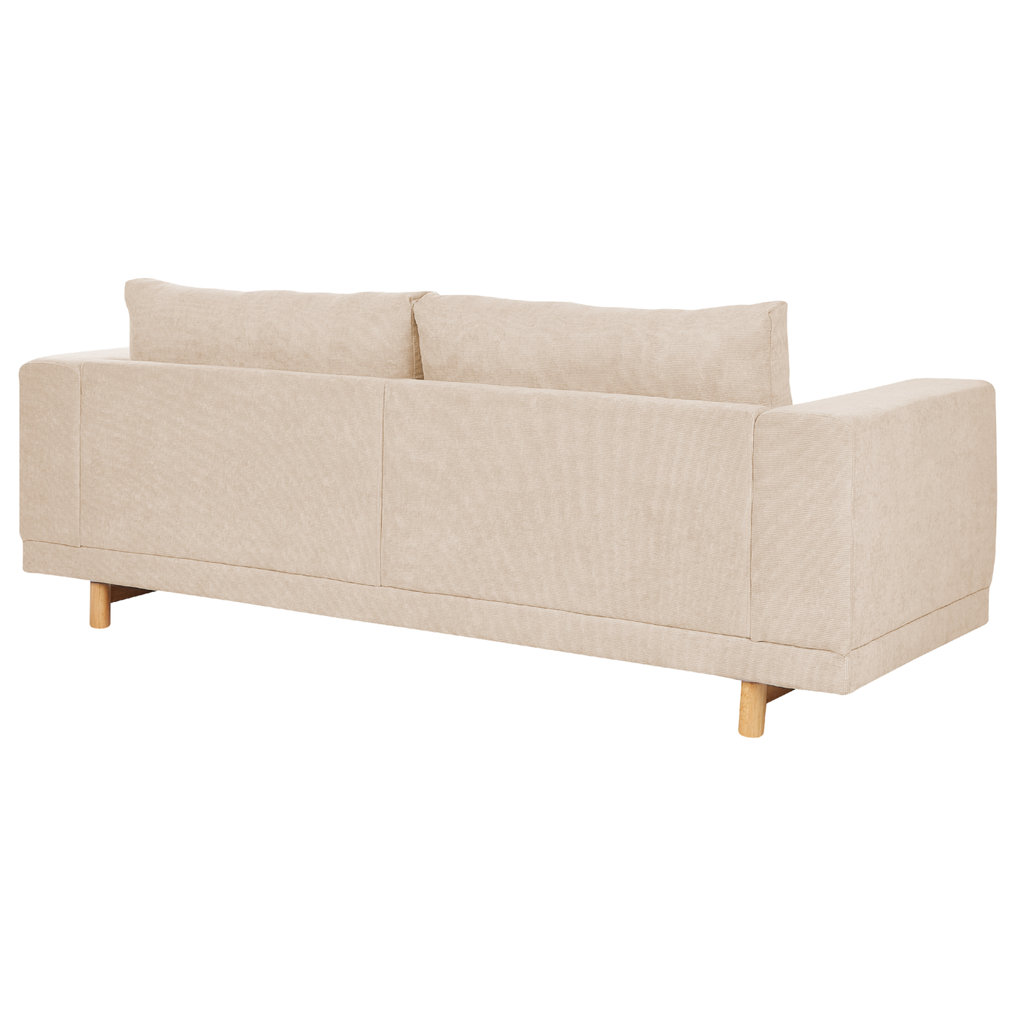 3-Sitzer Sofa Cord beige NIVALA