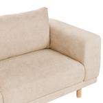 3-Sitzer Sofa Cord beige NIVALA