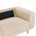 3-Sitzer Sofa Cord beige NIVALA