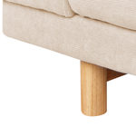 3-Sitzer Sofa Cord beige NIVALA