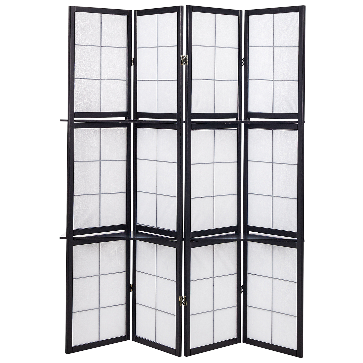 Raumteiler 4-teilig GOMAGOI Schwarz 120 cm 170 cm