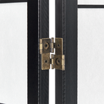 Raumteiler 4-teilig GOMAGOI Schwarz 120 cm 170 cm