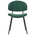 Esszimmerstuhl 2er Set KIANA Dunkelgrün