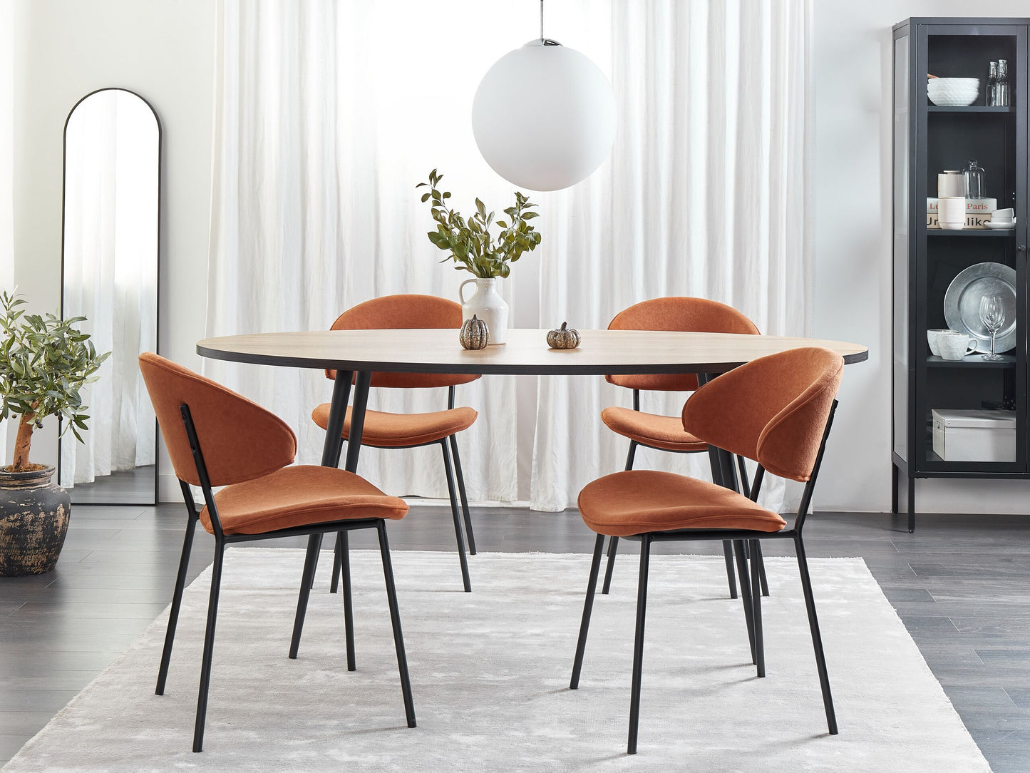 Esszimmerstuhl 2er Set KIANA Orange