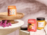 Duftkerzen 3er Set FRUITY BLOOM Sojawachs Fruchtige Note