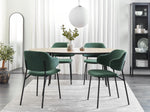 Esszimmerstuhl 2er Set KENAI Dunkelgrün