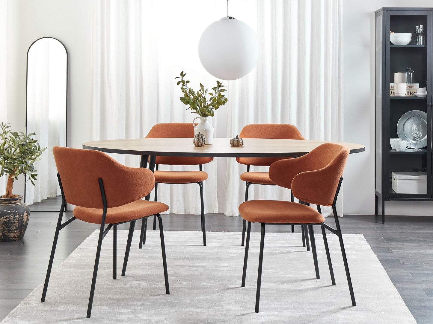 Esszimmerstuhl 2er Set KENAI Orange