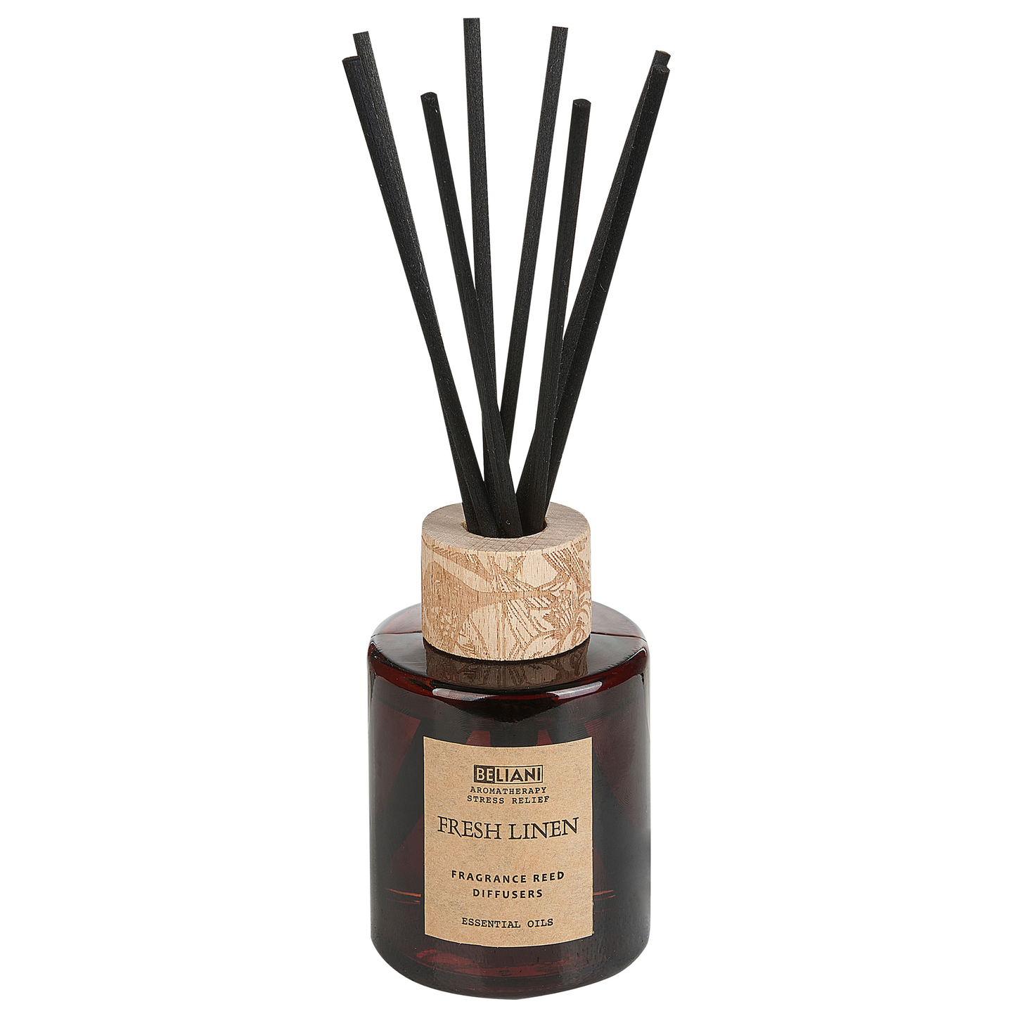 Raumduft Set Dunftkerze und Diffuser mit Stäbchen frische Wäsche DARK ELEGANCE