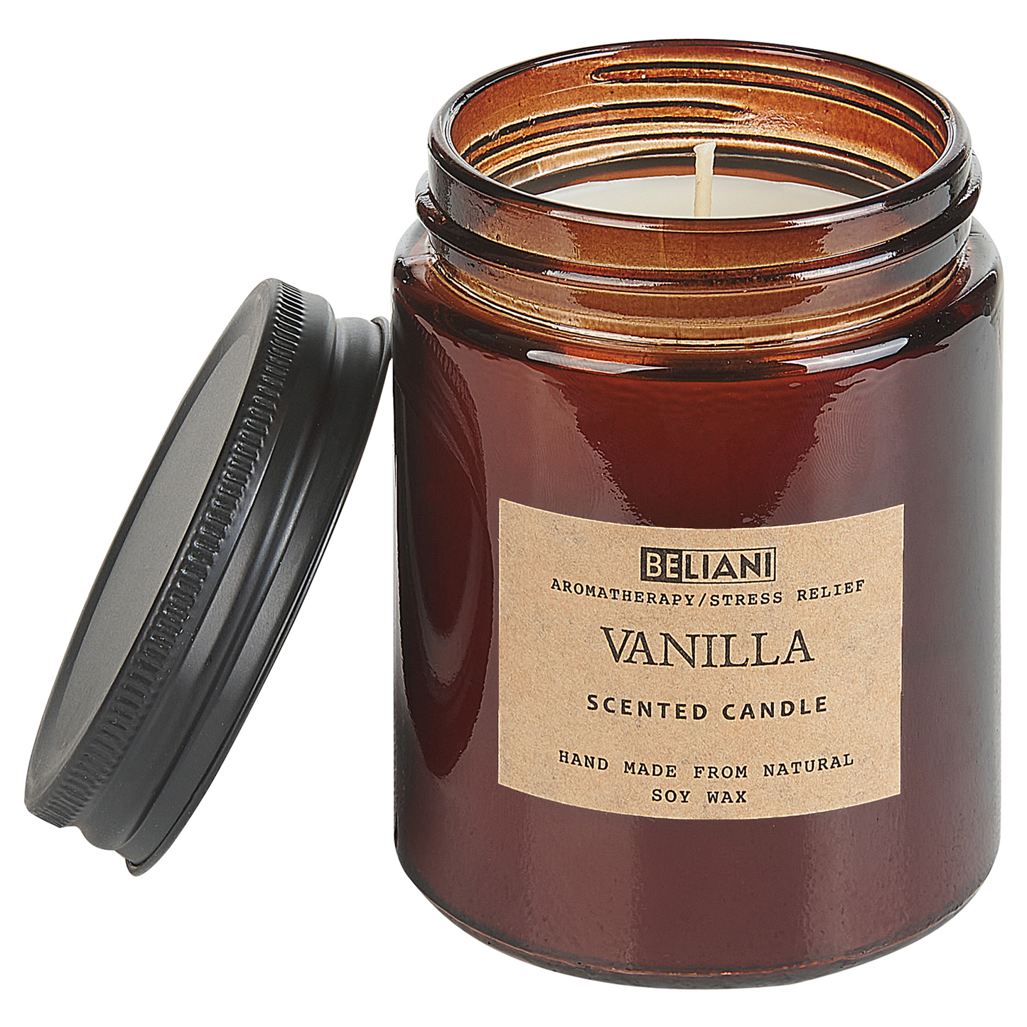 Duftkerze mit Duftverteiler DARK ELEGANCE Sojawachs Blumige Note