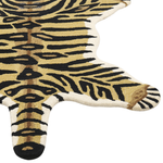 Kinderteppich Wolle beige / schwarz 100 x 160 cm Tigermotiv SHERE