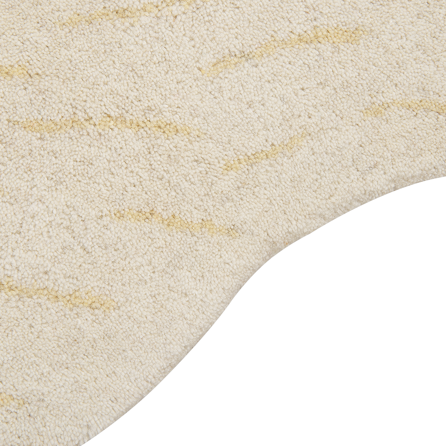 Kinderteppich Wolle weiss 100 x 160 cm Eisbär-Motiv IOREK