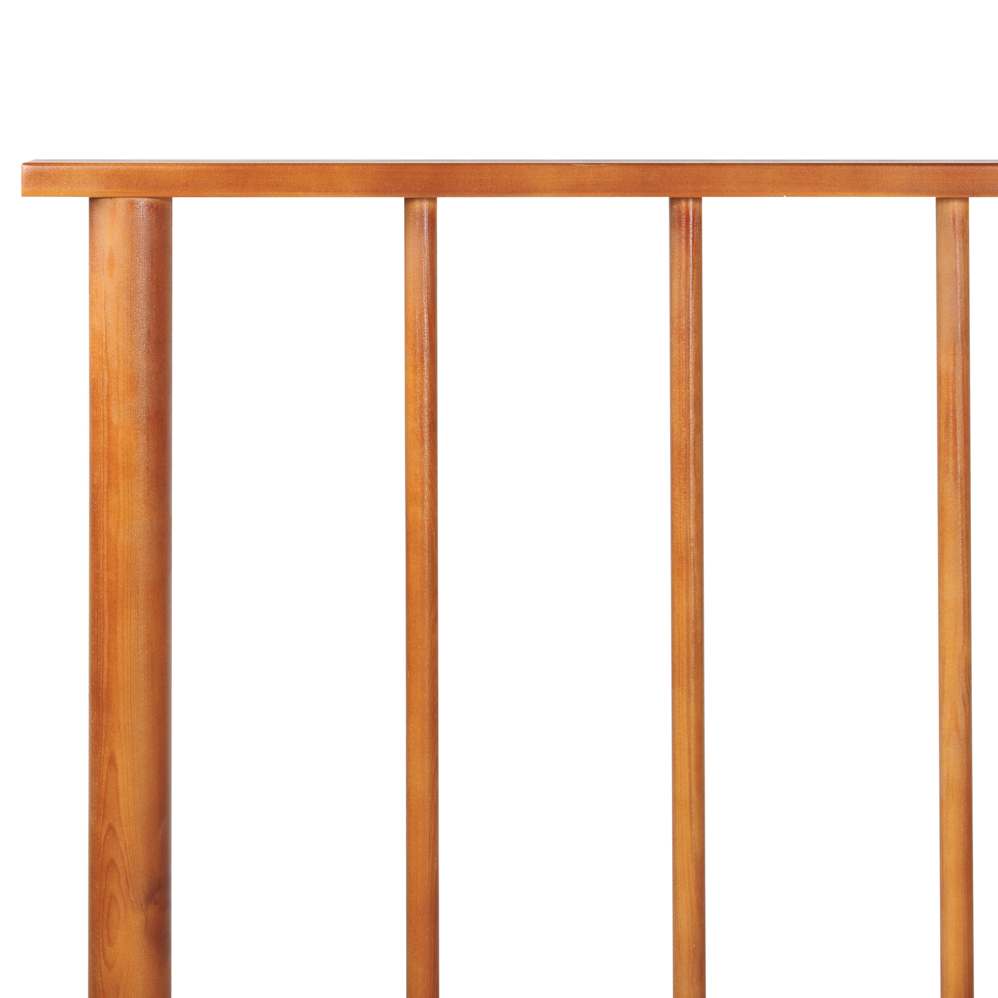 Bett mit Lattenrost Kiefernholz BARRET 180 x 200 cm Braun