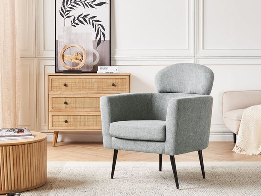 Sessel SOBY Stoff Grau