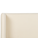 Bett mit Lattenrost Samtstoff ARETTE 180 x 200 cm Hellbeige