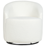 Drehsessel DAVIK Bouclé Creme