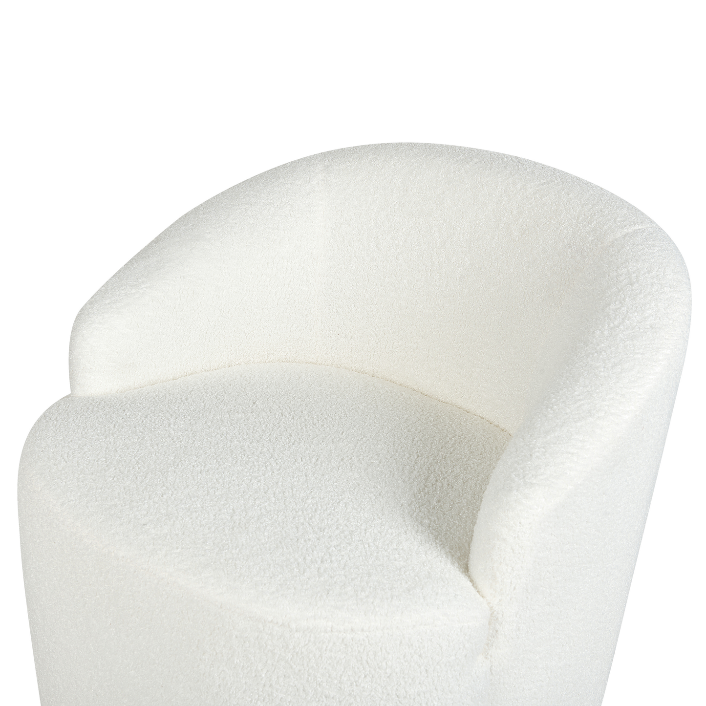 Drehsessel DAVIK Bouclé Creme