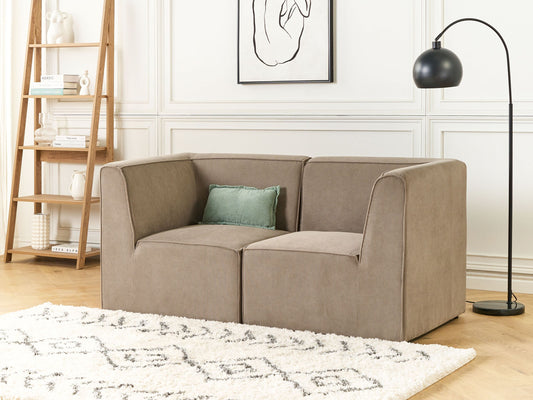 2-Sitzer Sofa Cord taupe LEMVIG