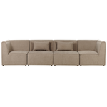 4-Sitzer Sofa Cord taupe LEMVIG