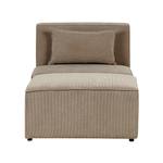 Chaiselounge Cord taupe LEMVIG