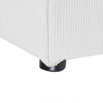 2-Sitzer Sofa Cord cremeweiss LEMVIG