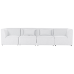 4-Sitzer Sofa Cord cremeweiss LEMVIG