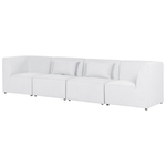 4-Sitzer Sofa Cord cremeweiss LEMVIG