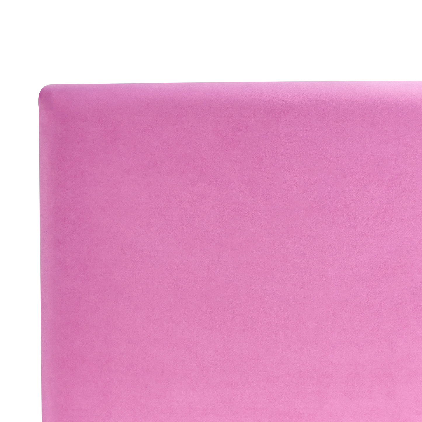 Bett mit Lattenrost Samtstoff FITOU 90 x 200 cm Fuchsia