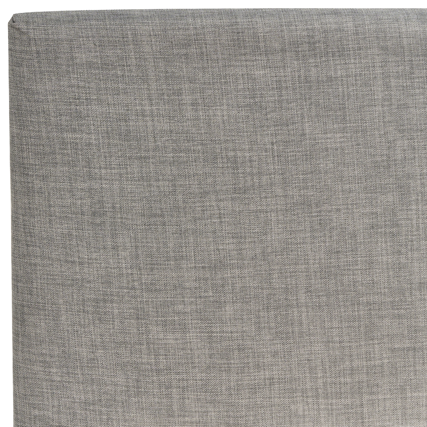 Bett mit Lattenrost Stoff FITOU 140 x 200 cm Hellgrau