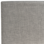 Bett mit Lattenrost Stoff FITOU 140 x 200 cm Hellgrau