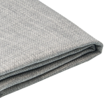 Bett mit Lattenrost Stoff FITOU 140 x 200 cm Hellgrau