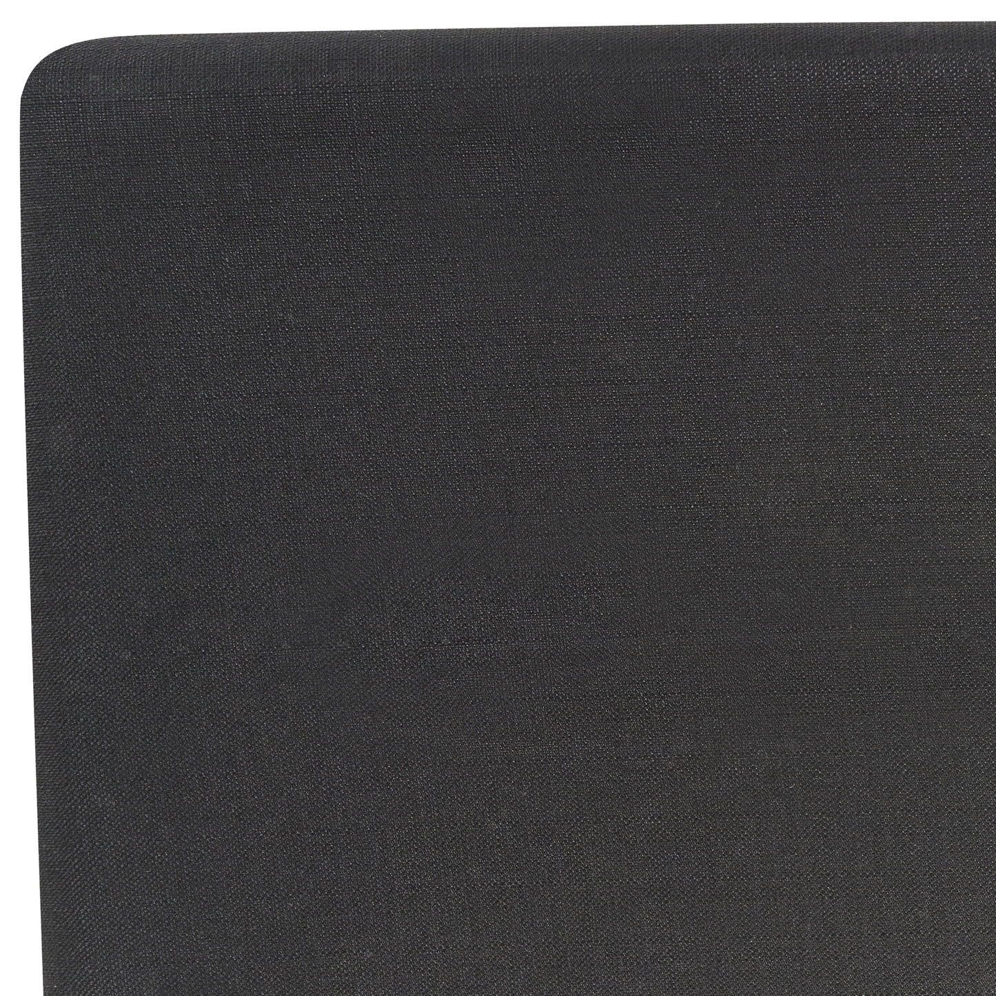Bett mit Lattenrost Stoff FITOU 140 x 200 cm Schwarz