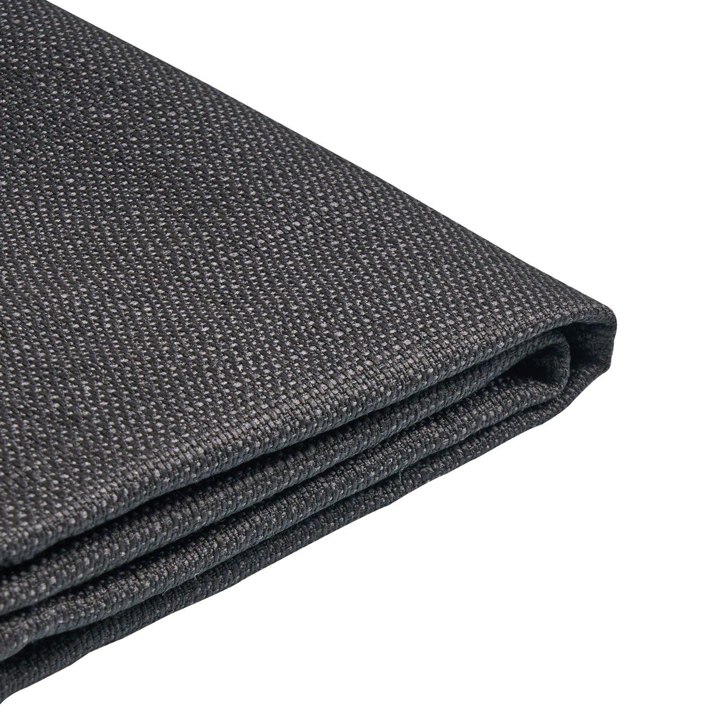 Bett mit Lattenrost Stoff FITOU 140 x 200 cm Schwarz