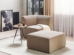 Ottomane LEMVIG Cord Taupe