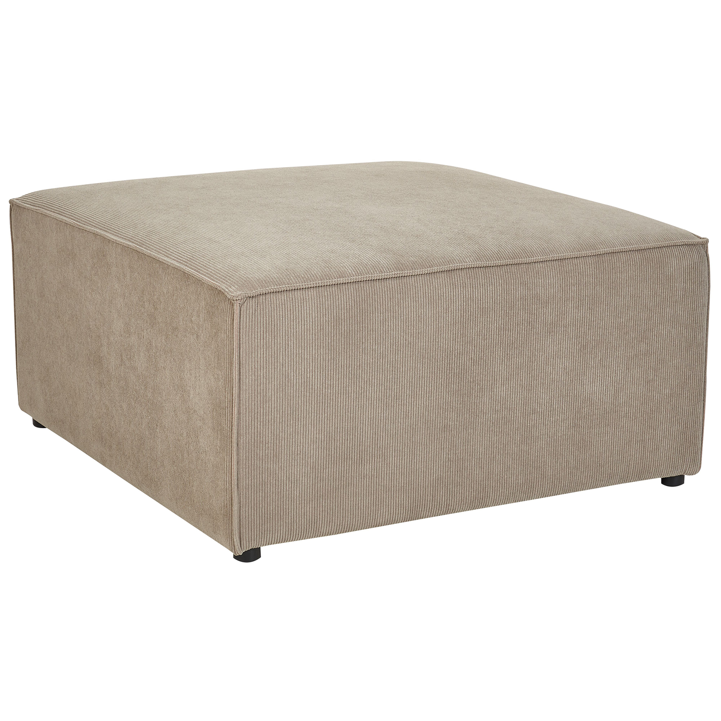 Ottomane LEMVIG Cord Taupe