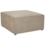 Ottomane LEMVIG Cord Taupe
